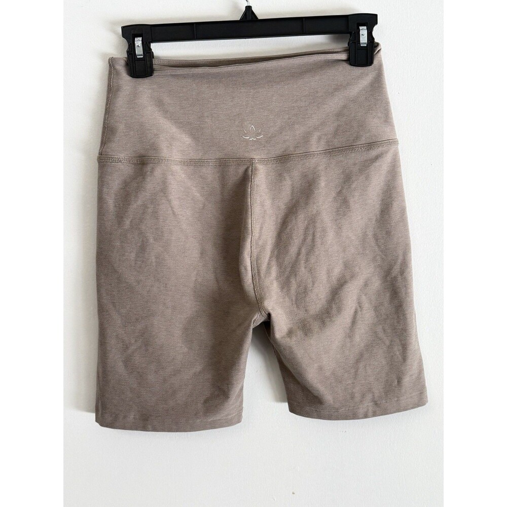 Beyond Yoga Spacedye Keep Pace Biker Shorts Women’s Size L Neutral Beige - Picture 3 of 8